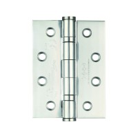 Ball Bearing Door Hinges Zoo Hardware 100 x 76mm Grade 13 Polished Stainless Steel per single £3.07